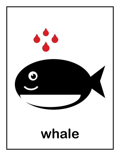 Whale card