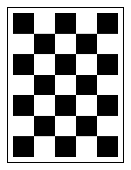 Checkerboard card