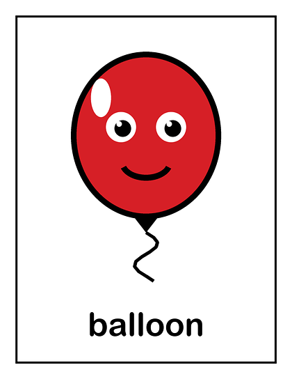 Balloon card