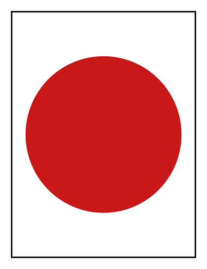 Big red circle card